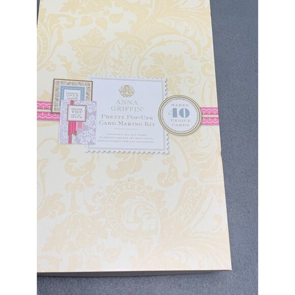 Anna Griffin Pretty Pop Up Card Making Kit Envelopes Embellishment Floral Die-C - Picture 14 of 15